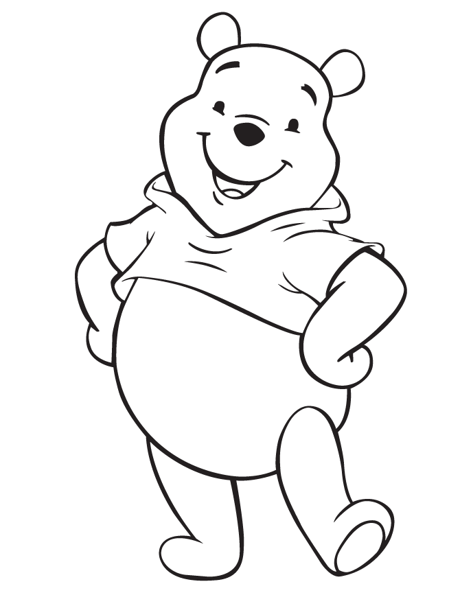 Plansa de colorat cu Ursuletul Winnie 7 28